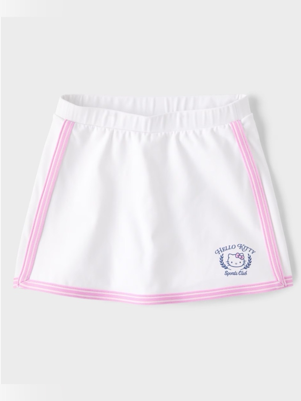 Hello Kitty White Skort with Light Pink Trim, size M (7-8)